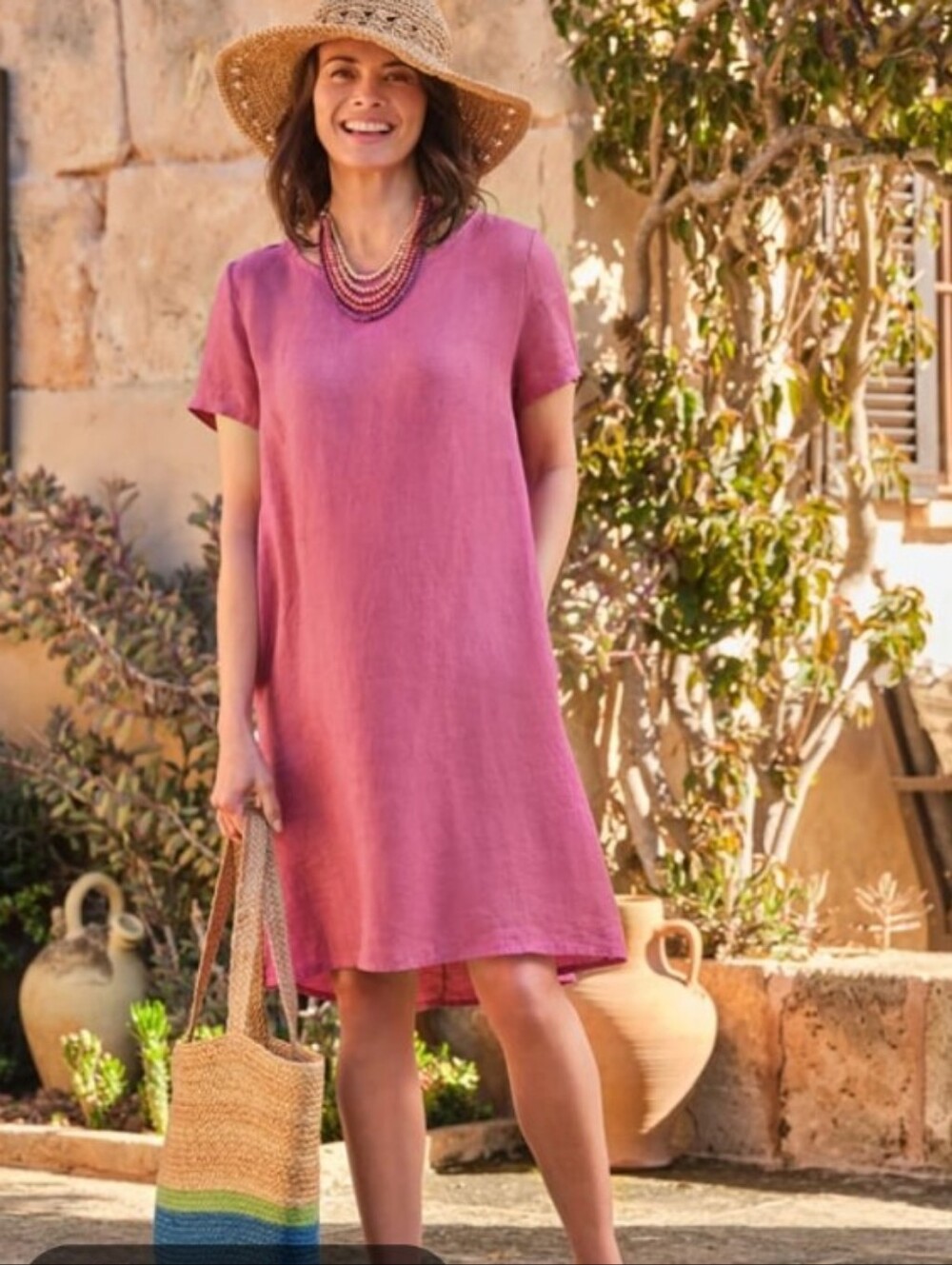 Flax Linen Dress Size 1g 18-20